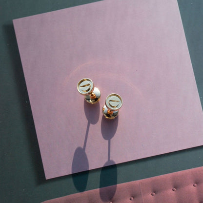[Love Lucky] LIEBESOHRRINGE ROSA GOLD 10MM
