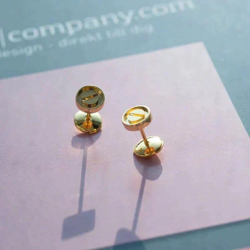 [Love Lucky] LIEBE OHRRINGE GOLD 10MM