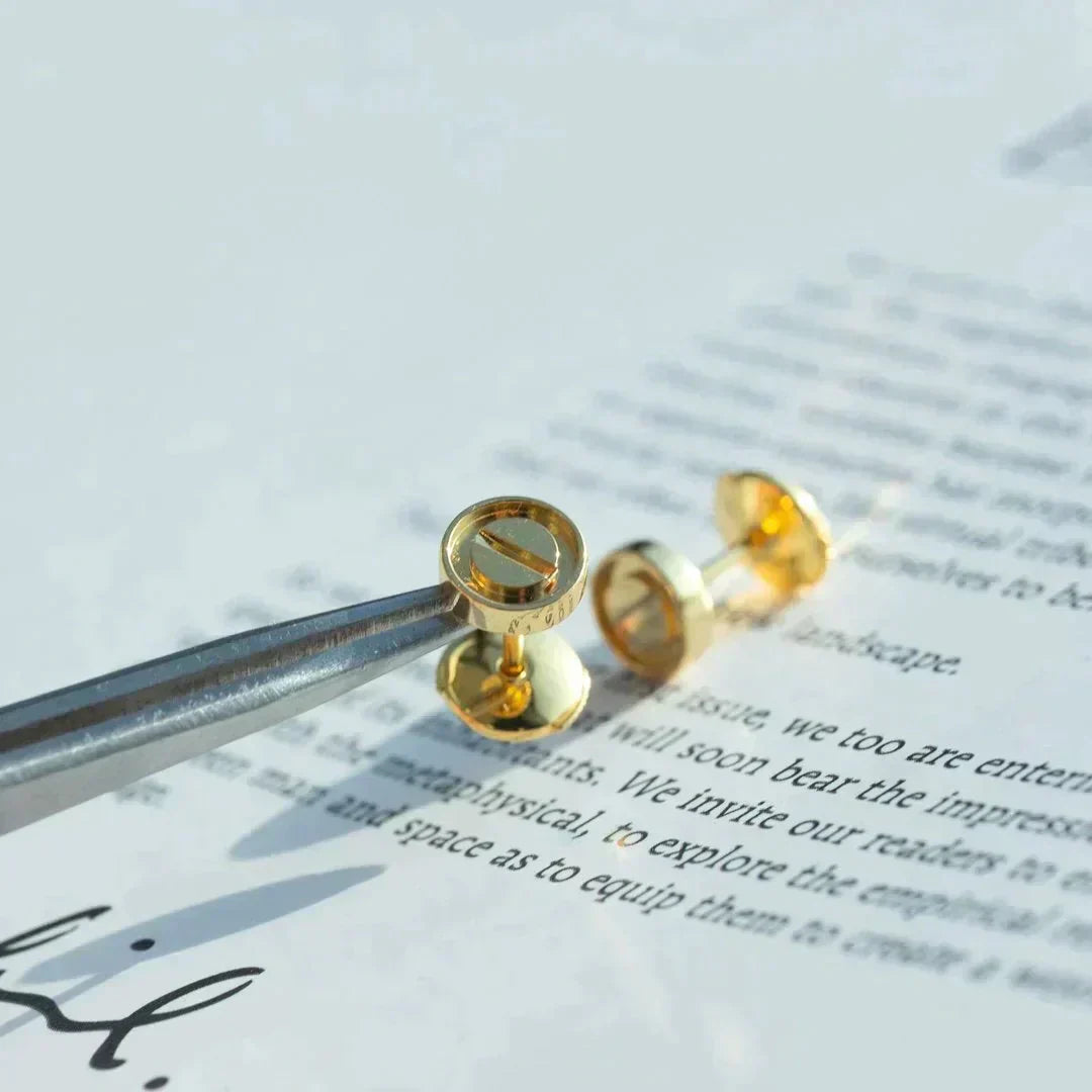 [Love Lucky] LIEBE OHRRINGE GOLD 10MM