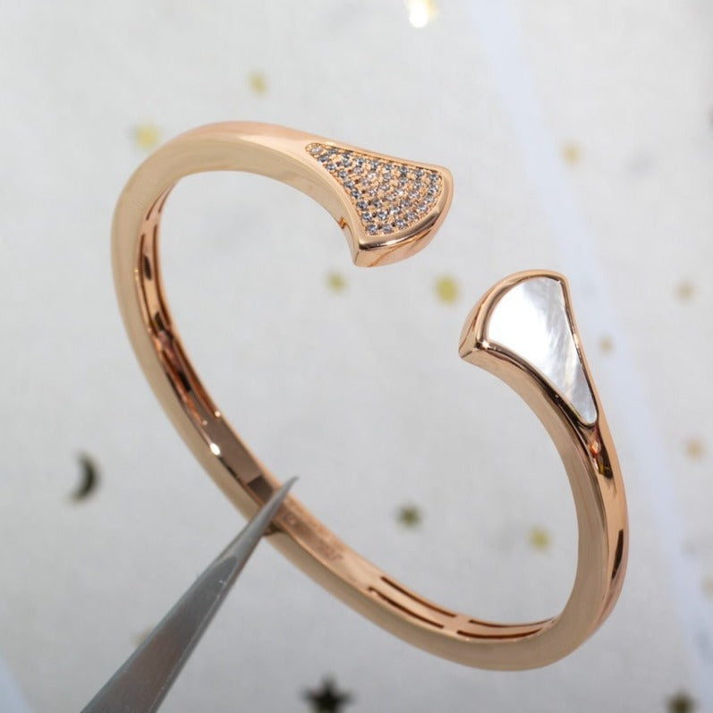 [Love Lucky] DREAM ARMBAND OFFEN ROSA GOLD MOP DIAMANT