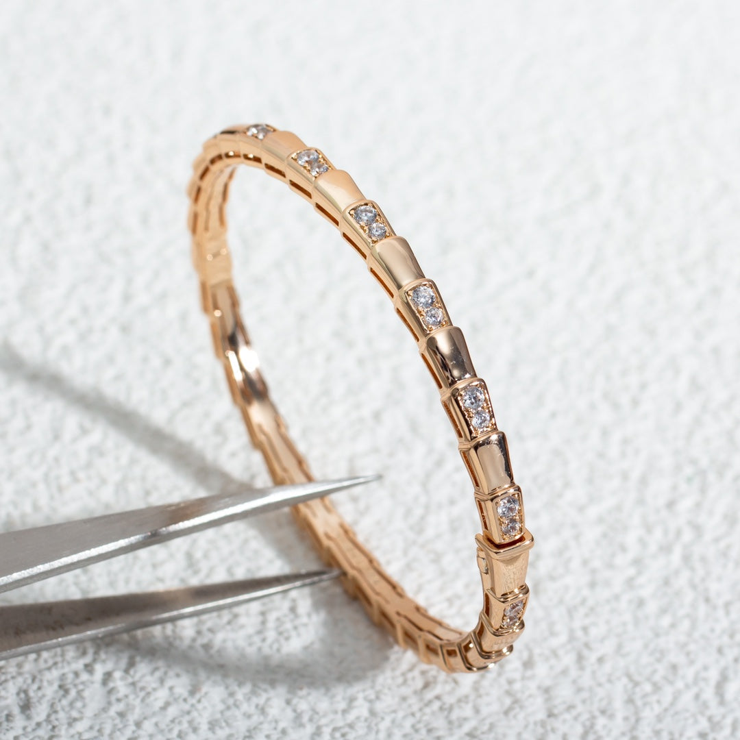 [Love Lucky]SERPENTI ARMBAND ROTGOLD DIAMANT