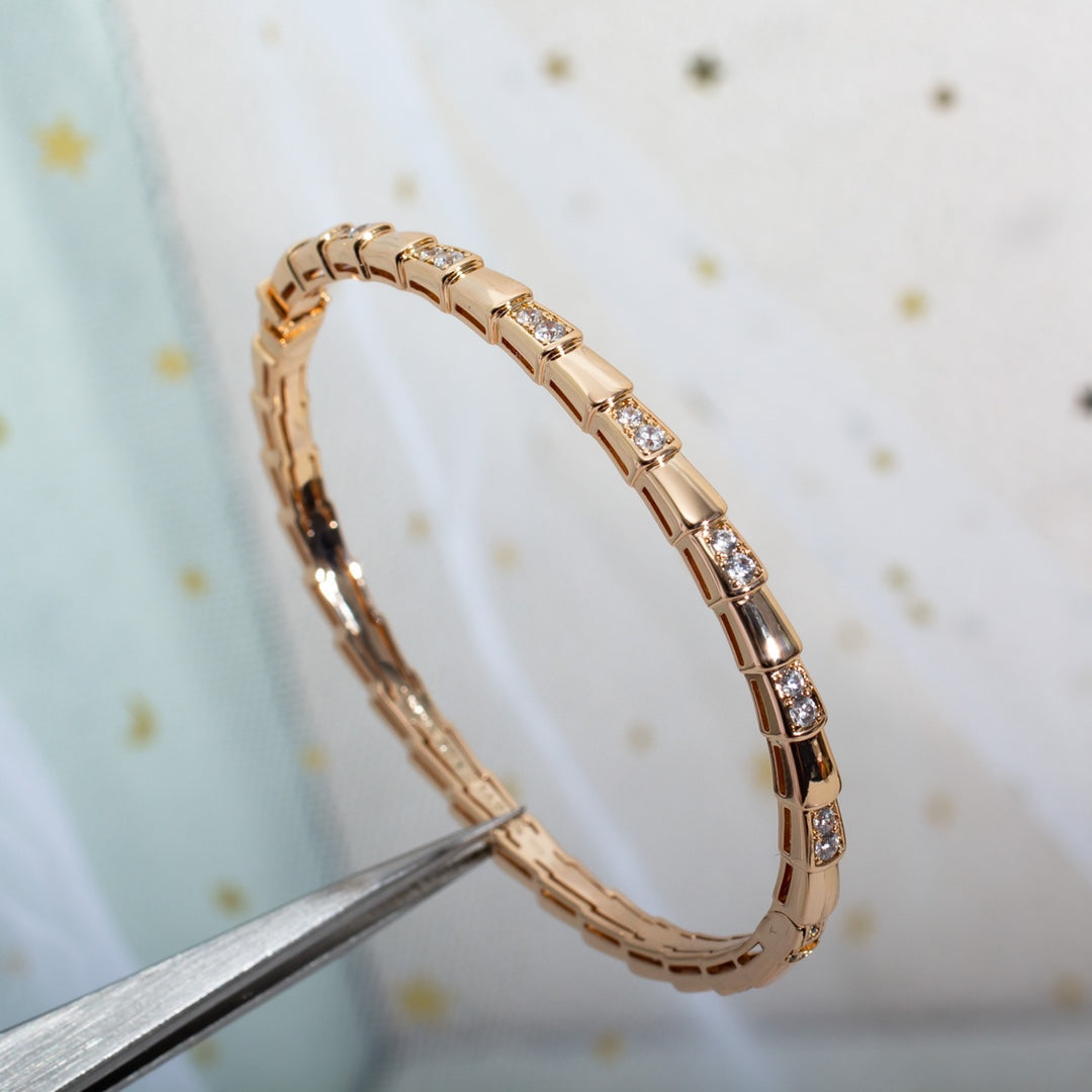 [Love Lucky]SERPENTI ARMBAND ROTGOLD DIAMANT