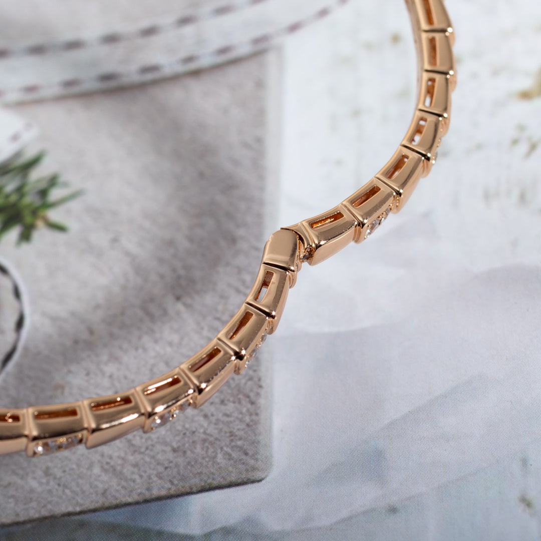 [Love Lucky]SERPENTI ARMBAND ROTGOLD DIAMANT
