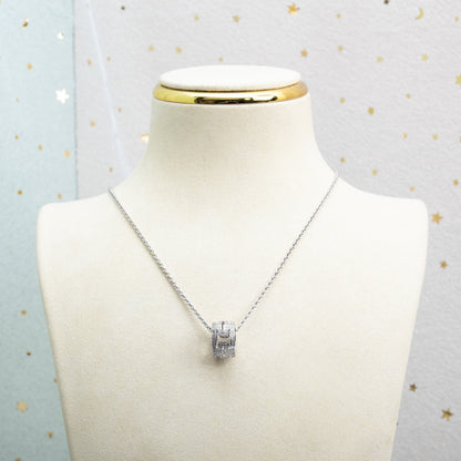 [Love Lucky] PARENTESI HALSKETTE SILBER DIAMANT