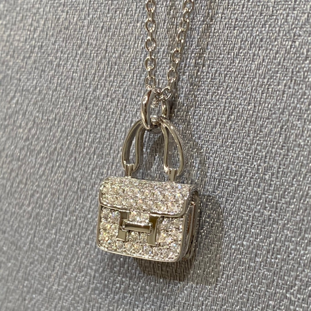 [Love Lucky]Constance Anhänger Diamant Halskette 