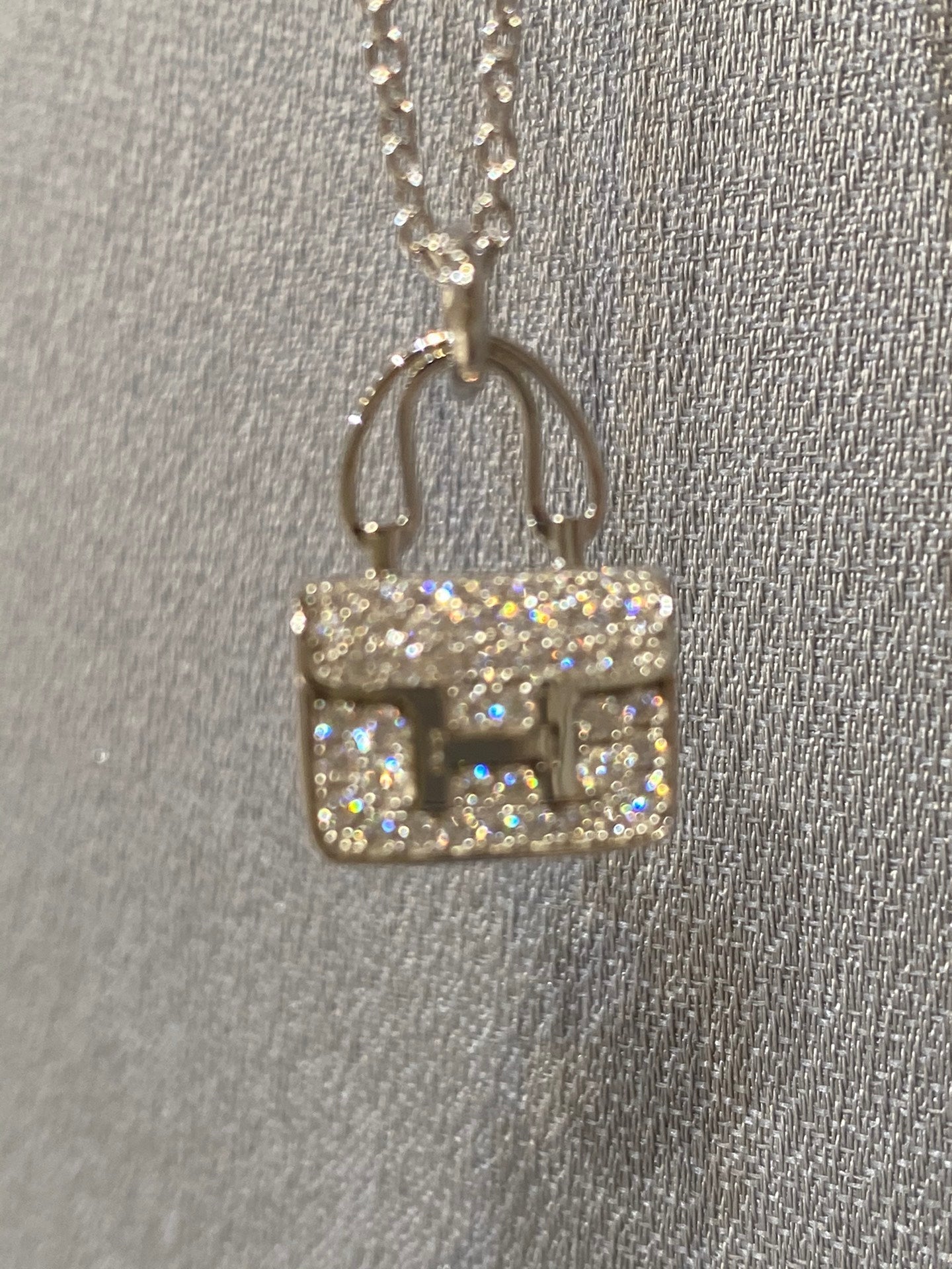 [Love Lucky]Constance Anhänger Diamant Halskette 