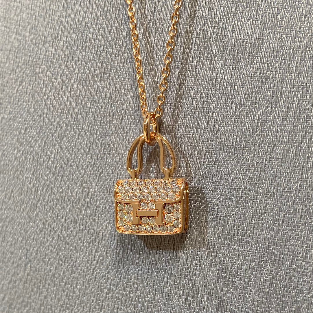 [Love Lucky]Constance Anhänger Diamant Halskette 