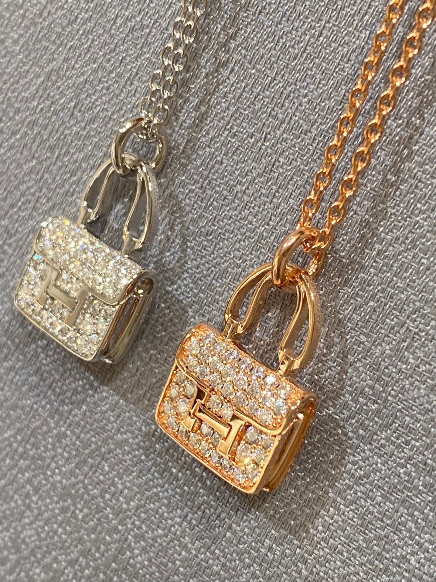 [Love Lucky]Constance Anhänger Diamant Halskette 