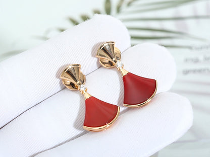 [Love Lucky]DREAM Karneol ROTGOLD OHRRINGE