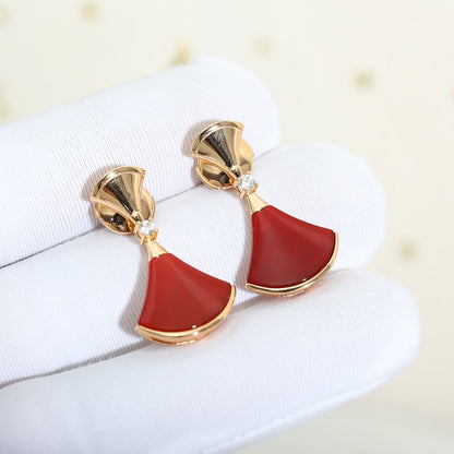 [Love Lucky]DREAM Karneol ROTGOLD OHRRINGE