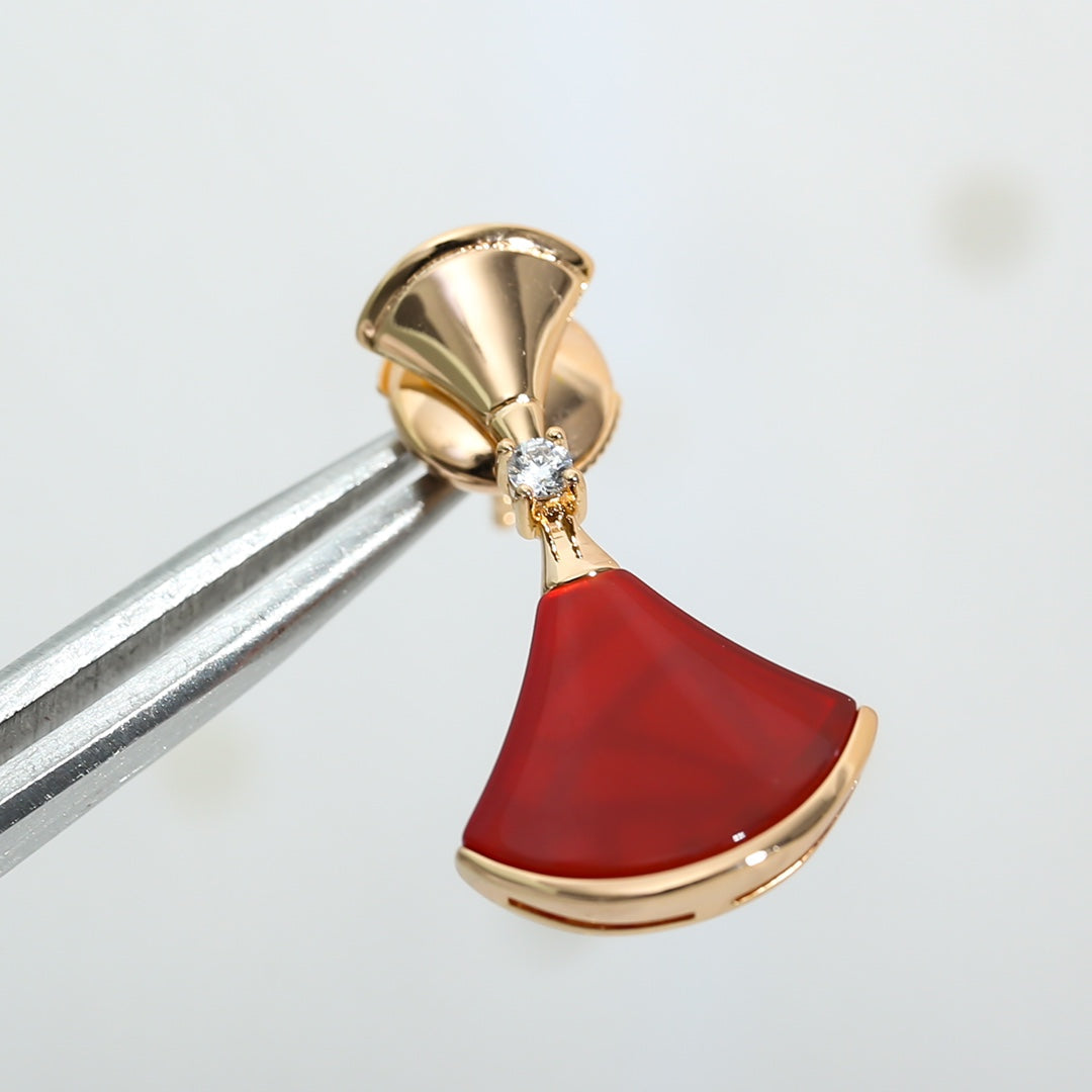 [Love Lucky]DREAM Karneol ROTGOLD OHRRINGE