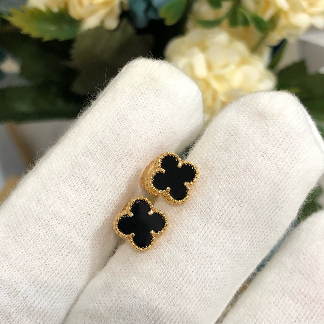 [Love Lucky]CLOVER MINI GOLD OHRRINGE