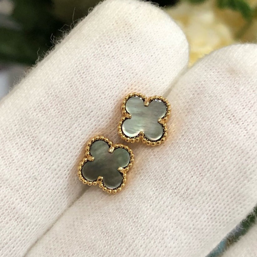 [Love Lucky]CLOVER MINI GOLD OHRRINGE