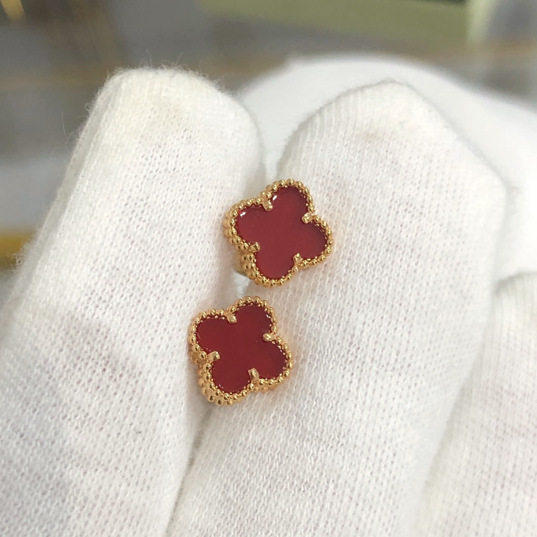 [Love Lucky]CLOVER MINI GOLD OHRRINGE