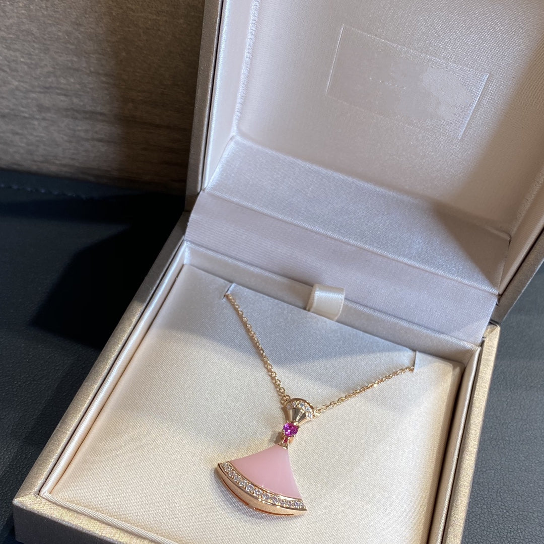 [Love Lucky]DREAM NECKLACE PINK OPAL