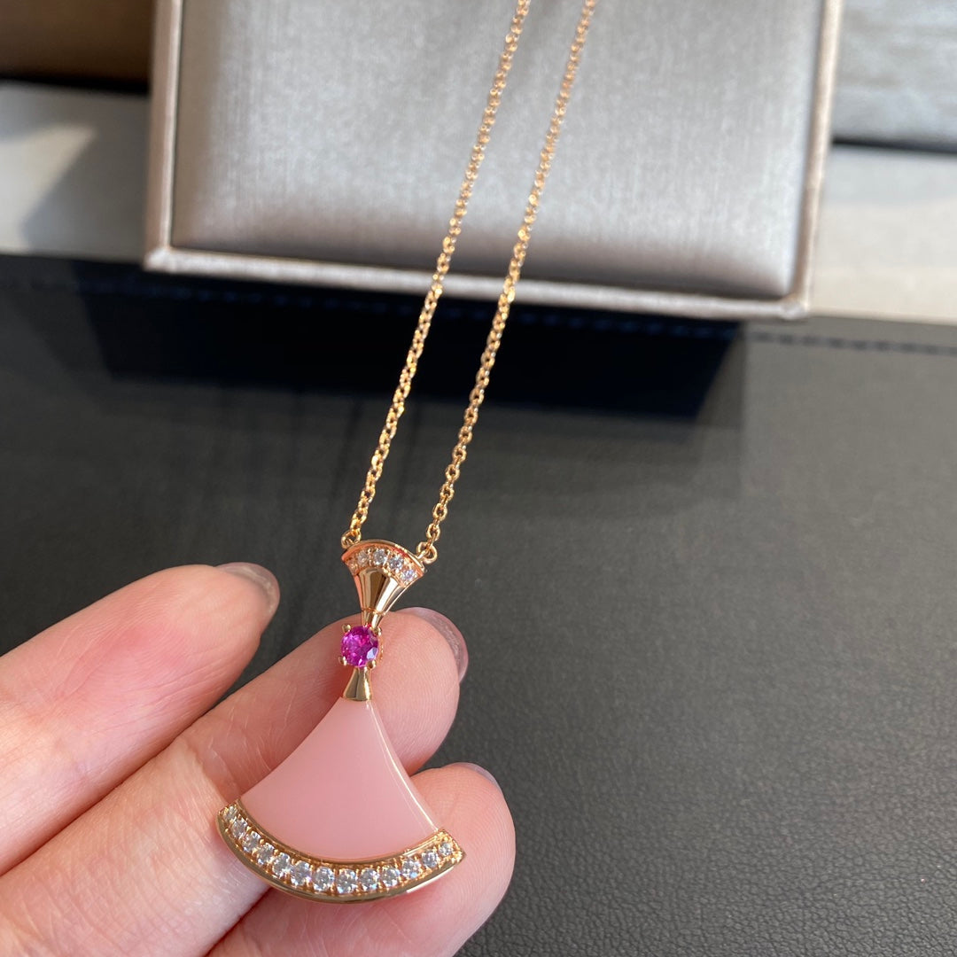 [Love Lucky]DREAM NECKLACE PINK OPAL