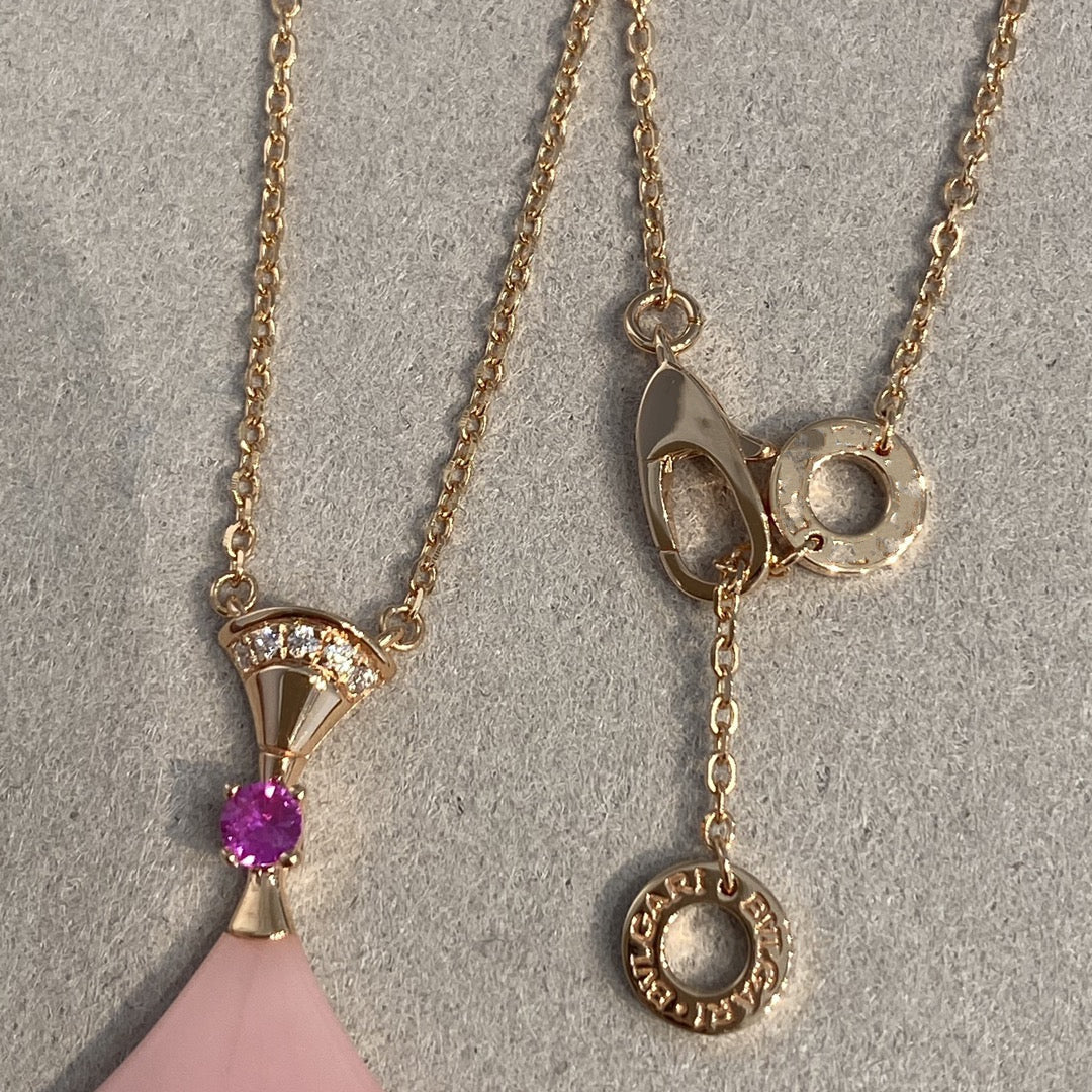 [Love Lucky]DREAM NECKLACE PINK OPAL