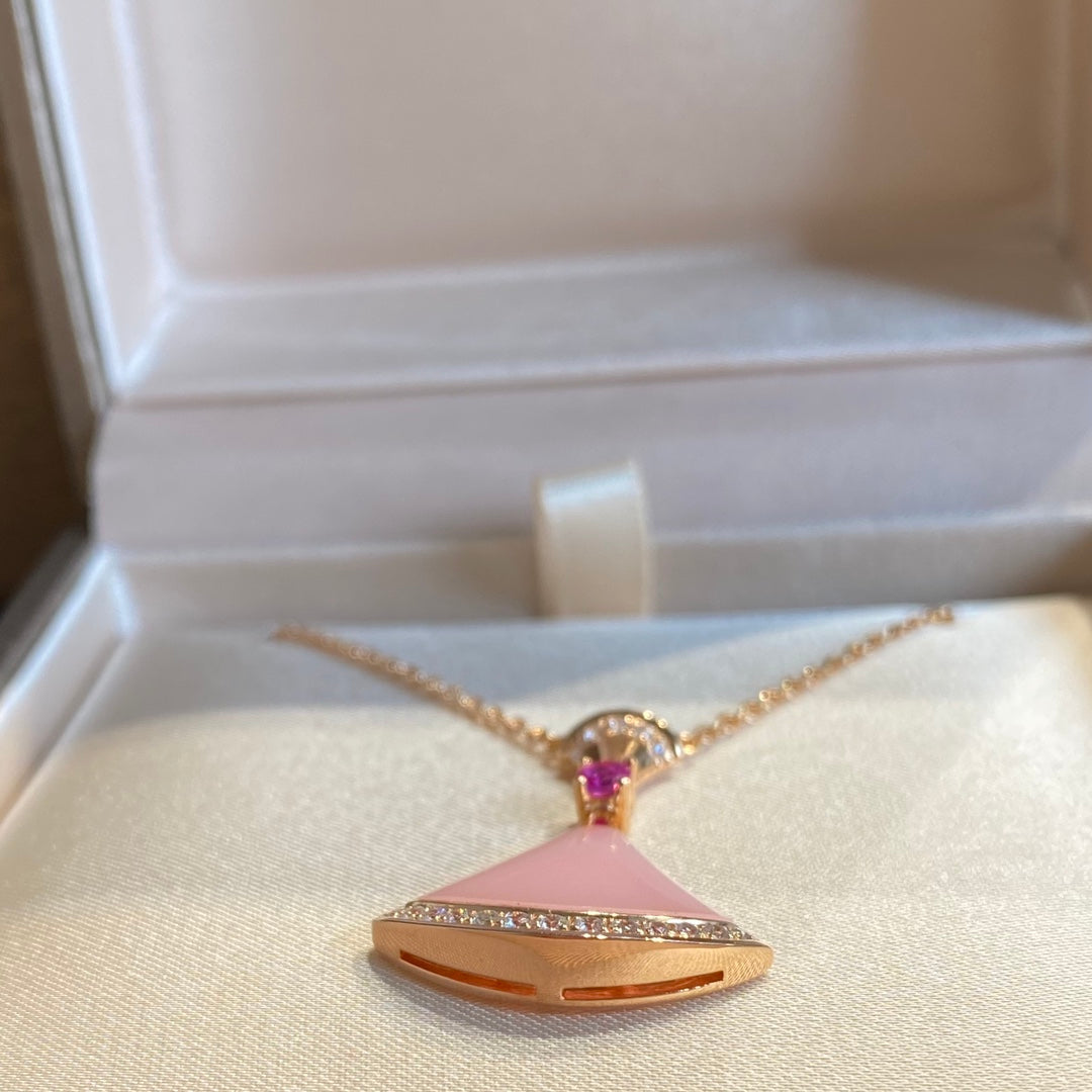 [Love Lucky]DREAM NECKLACE PINK OPAL