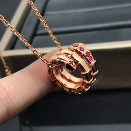 [Love Lucky] SERPENTI ANHÄNGER HALSKETTE