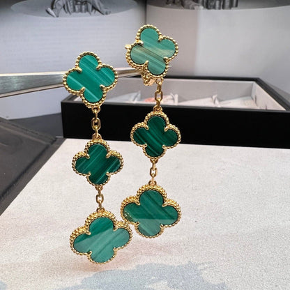 [Love Lucky]KLEE MALACHIT 3 MOTIVE GOLD 