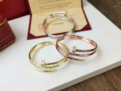 [Love Lucky]JUSTE ARMBAND 3,5 MM DOPPELREIHIGER DIAMANT