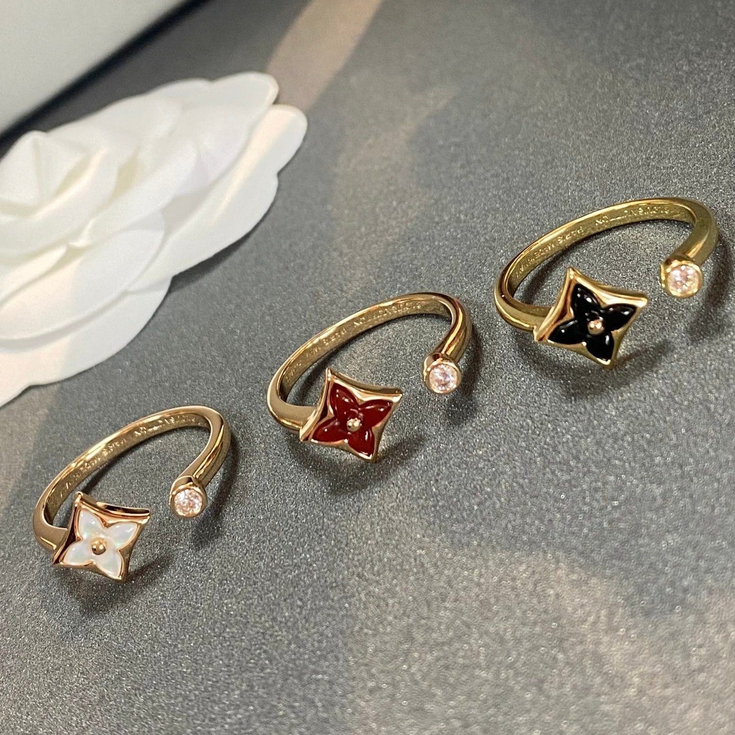 [Love Lucky]STAR 1 DIAMANT OFFENER RING