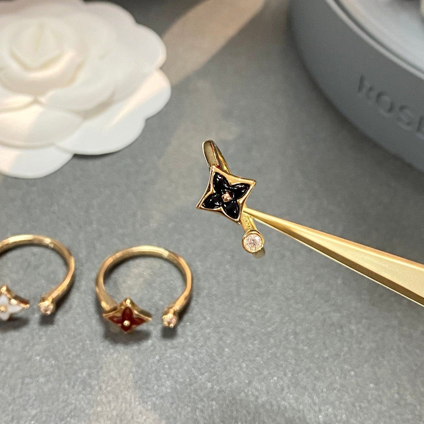 [Love Lucky]STAR 1 DIAMANT OFFENER RING