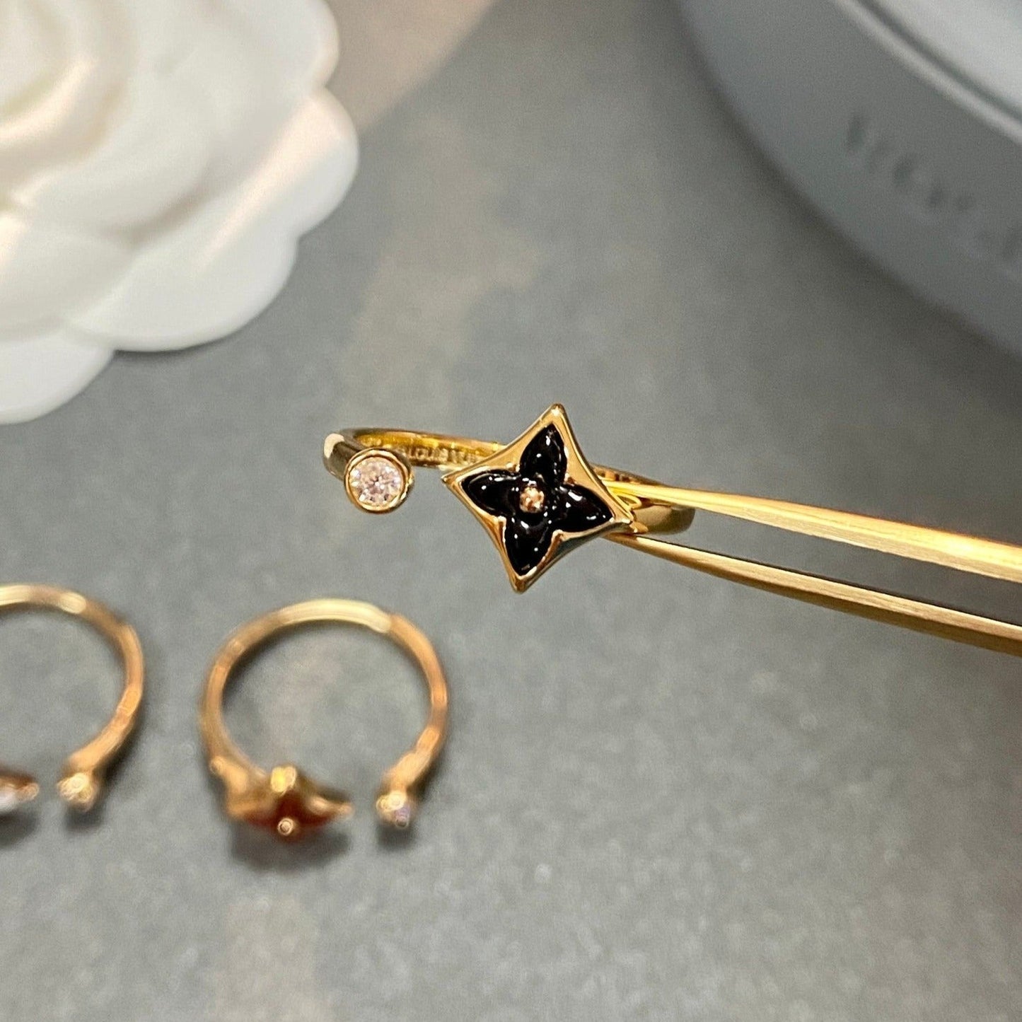 [Love Lucky]STAR 1 DIAMANT OFFENER RING