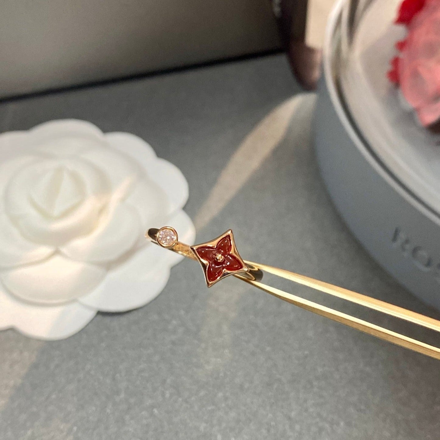 [Love Lucky]STAR 1 DIAMANT OFFENER RING