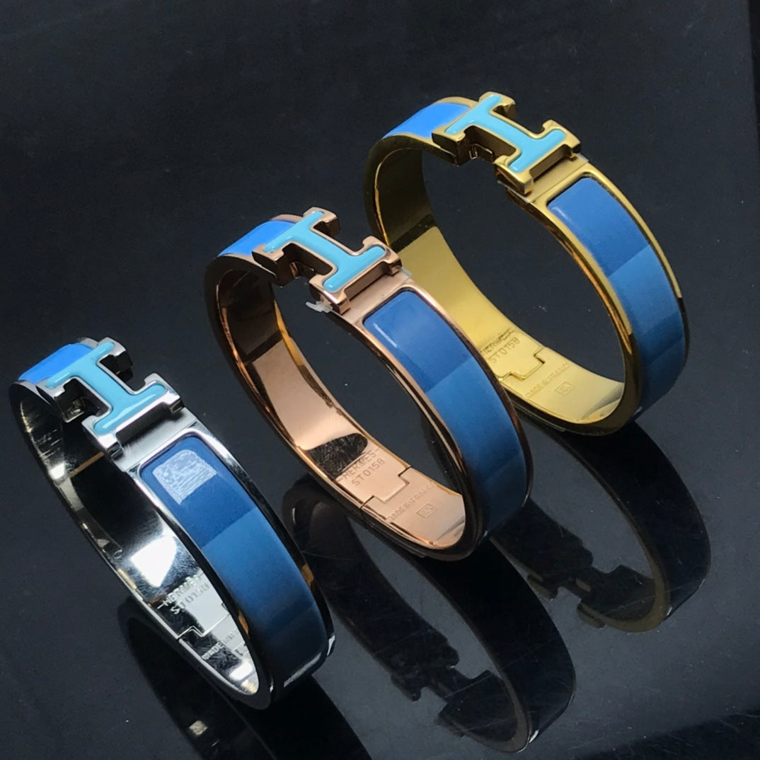 [Love Lucky]H BRACELET BLUE RAINBOW CERAMIC