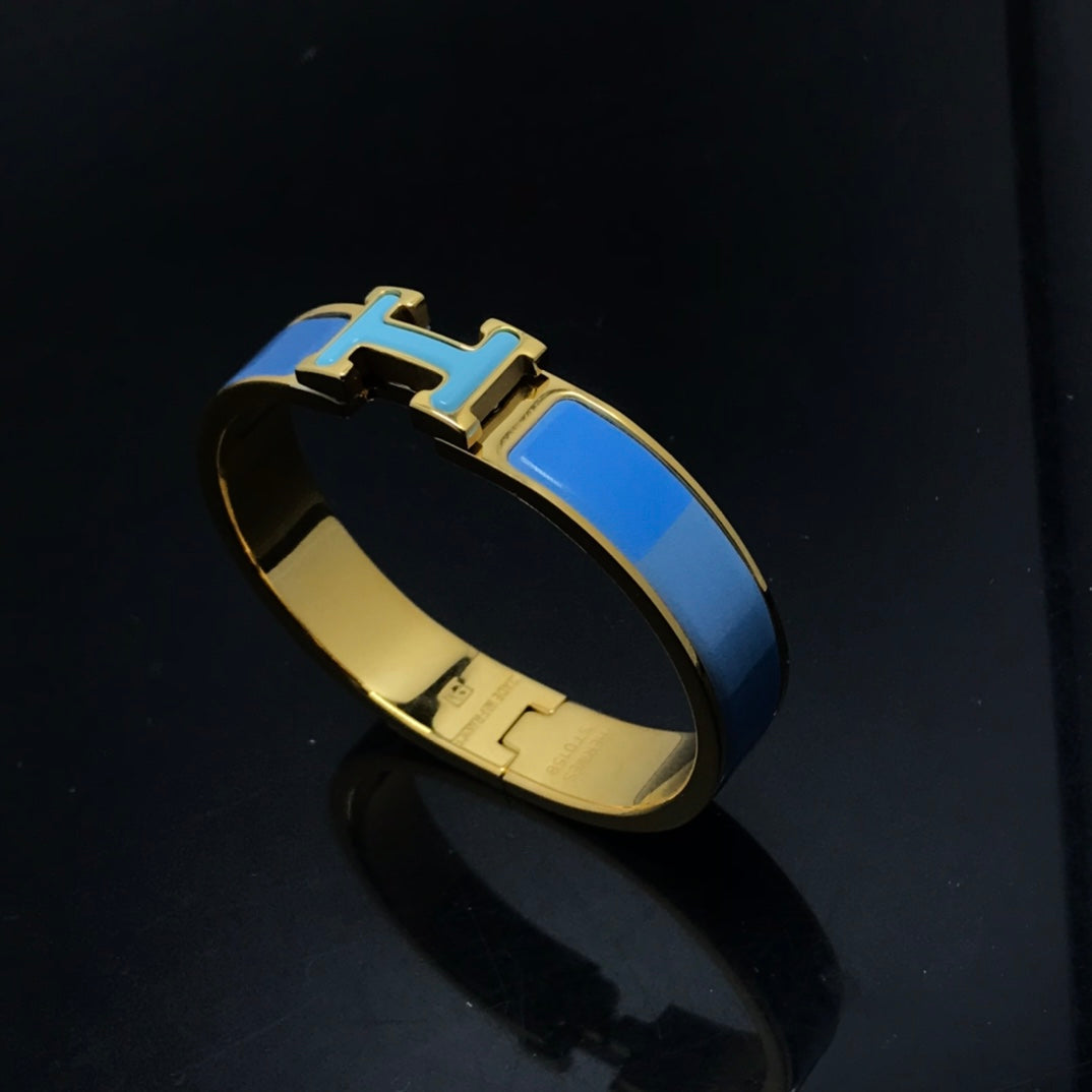 [Love Lucky]H BRACELET BLUE RAINBOW CERAMIC