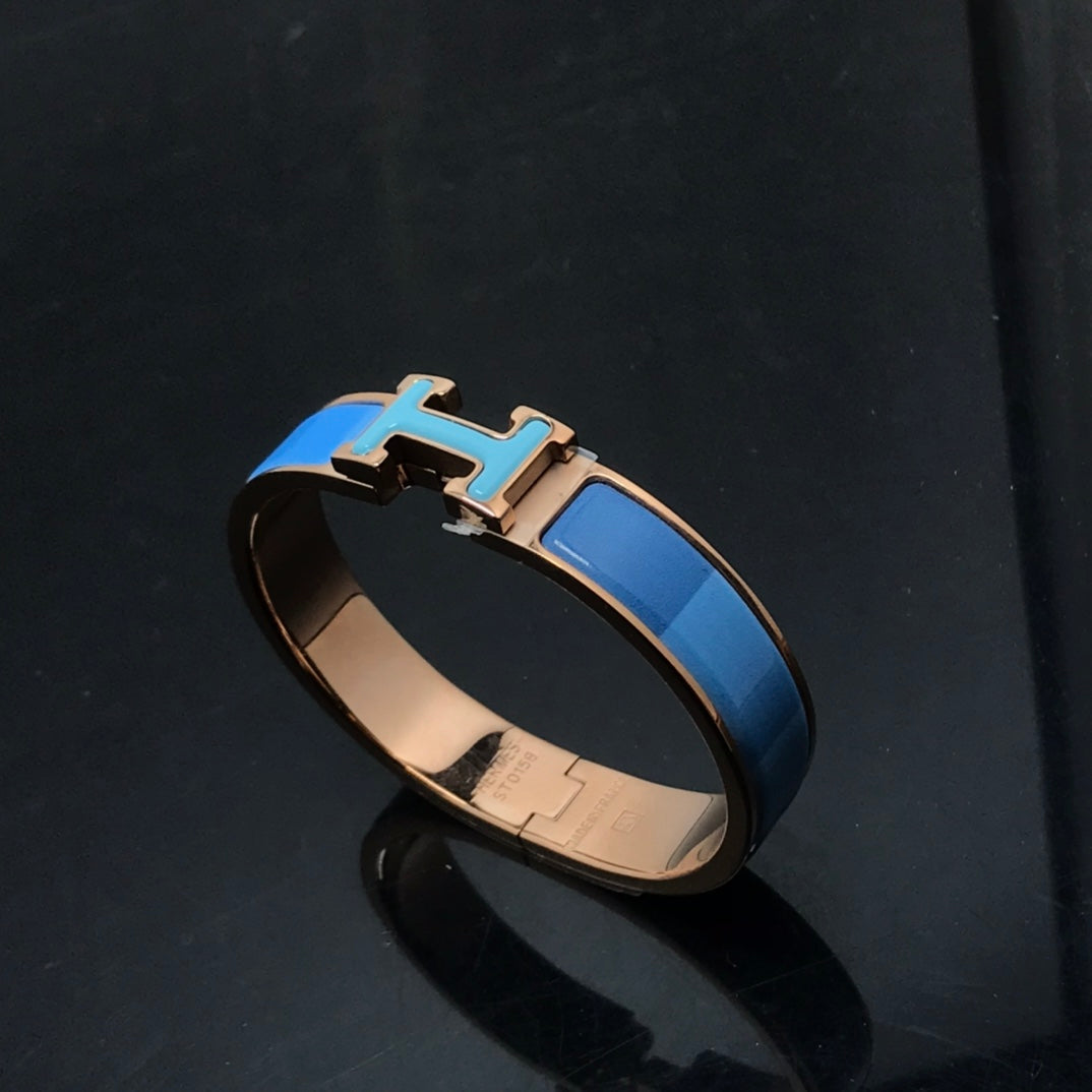[Love Lucky]H BRACELET BLUE RAINBOW CERAMIC