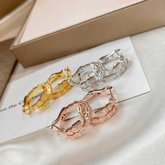 [Love Lucky]SERPENTI OHRRINGE DIAMANT