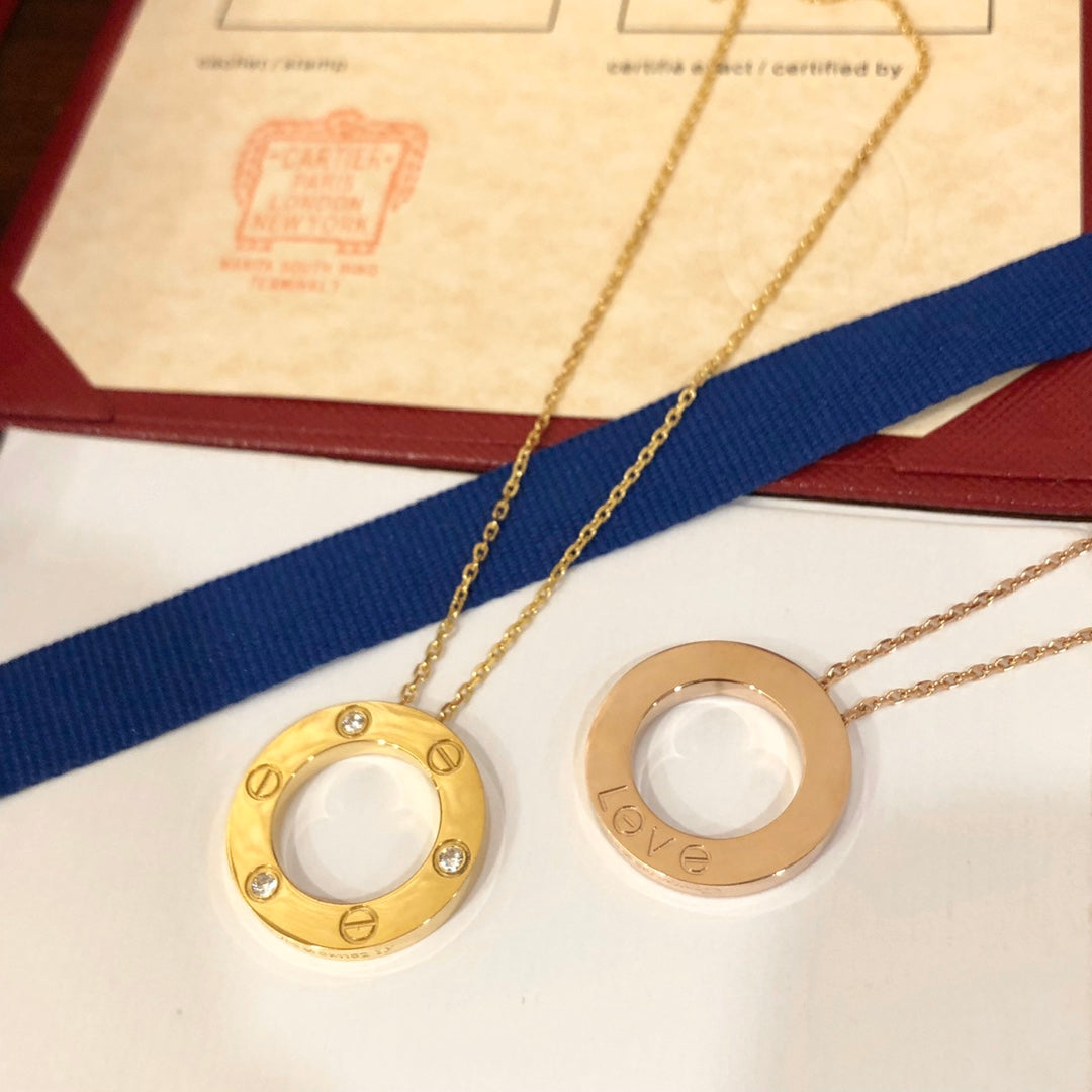 [Love Lucky] LIEBESKETTE 16MM 3 DIAMANTEN