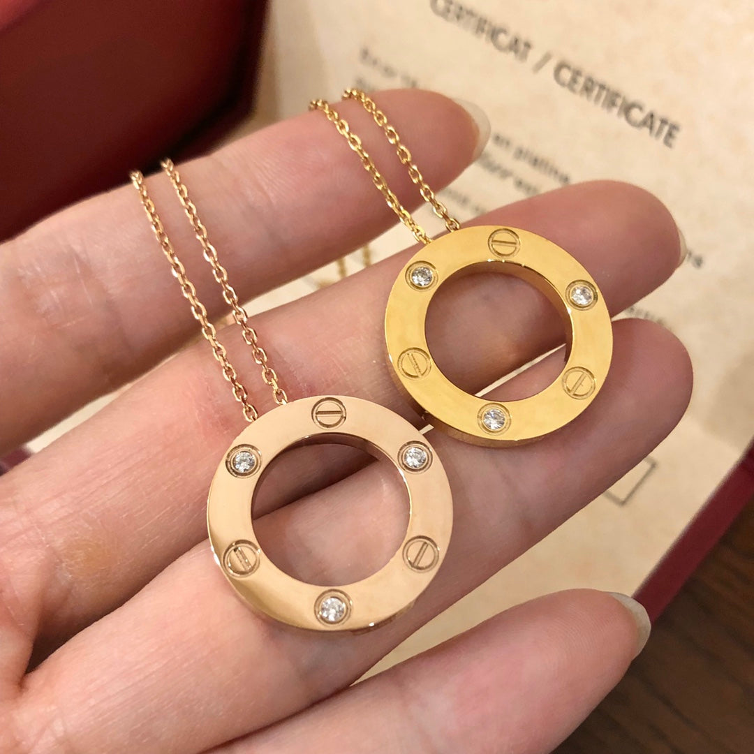 [Love Lucky] LIEBESKETTE 16MM 3 DIAMANTEN