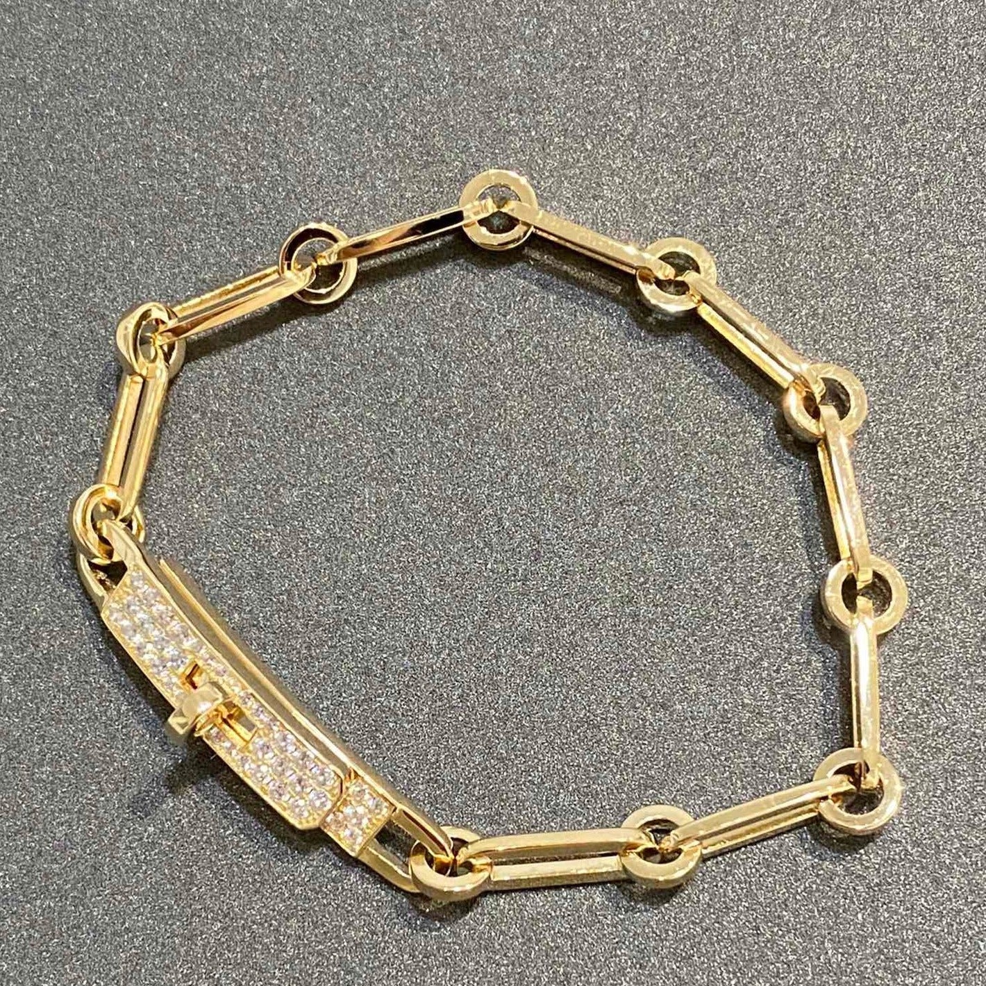 [Love Lucky]CHAINE BRACELET SMALL MODEL DIAMOND