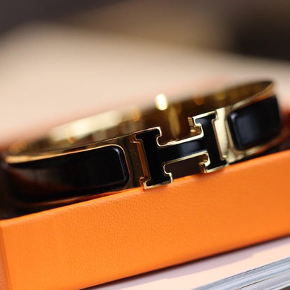 [Love Lucky]H BRACELET 12MM GOLD
