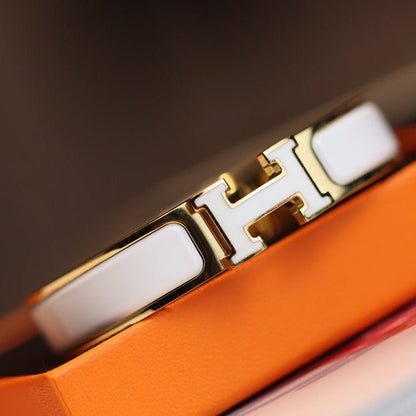 [Love Lucky]H BRACELET 12MM GOLD