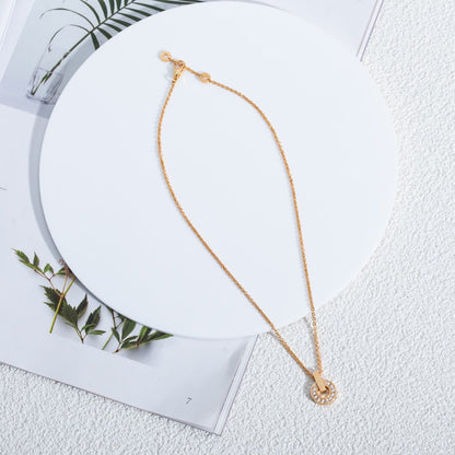 [Love Lucky]GARI HALSKETTE ROSA GOLD DIAMANT