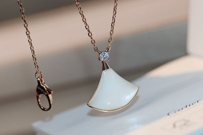 [Love Lucky] DREAM HALSKETTE WEISSES MOP ROSA GOLD 1 DIAMANT