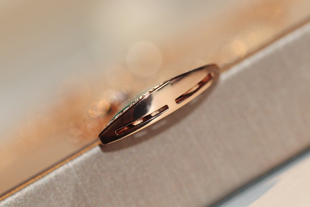 [Love Lucky] TRAUM-HALSKETTE MALACHIT DIAMANT