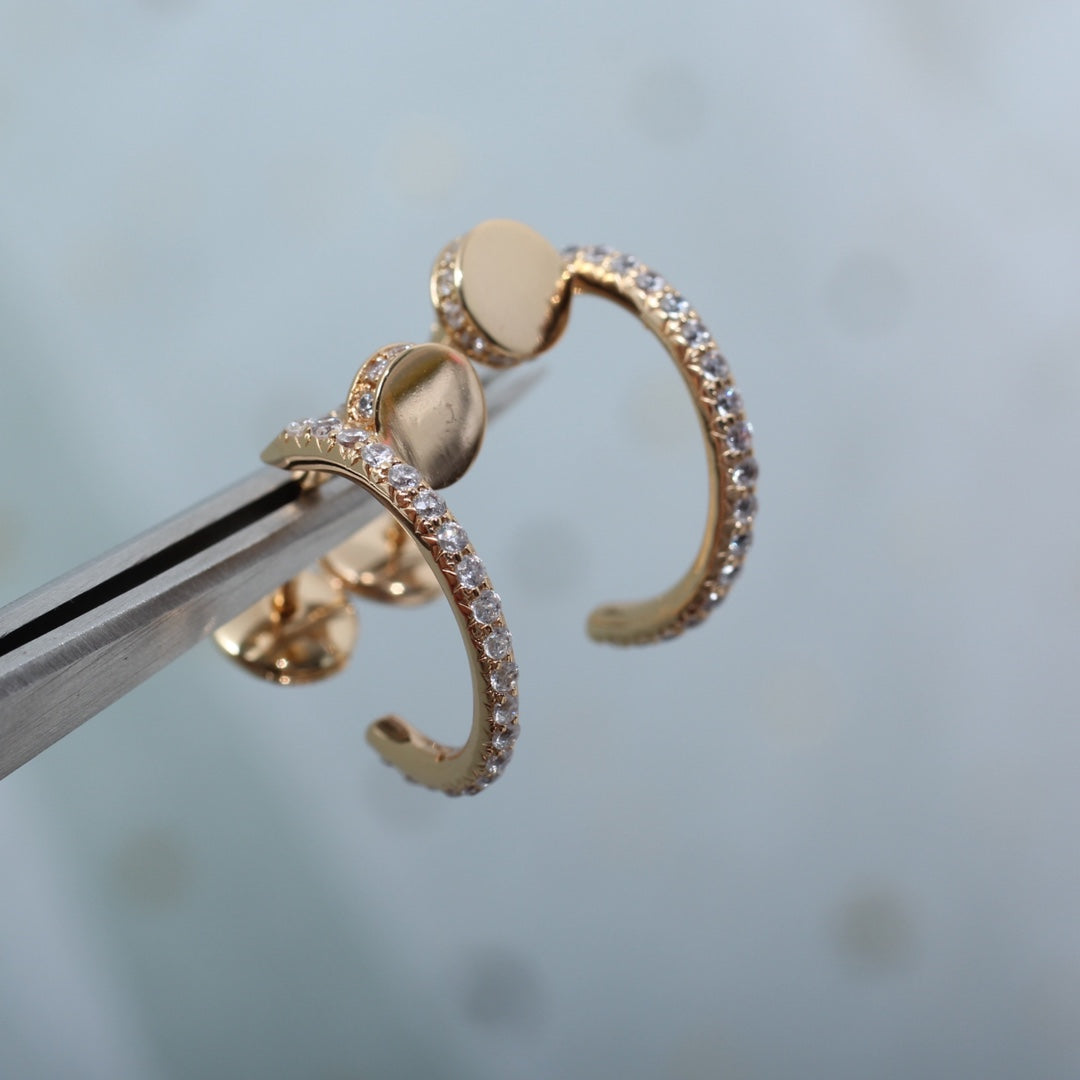 [Love Lucky]JUSTE Ohrringe 12,75 mm Roségold Diamant