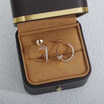 [Love Lucky]JUSTE Ohrringe 12,75 mm Roségold Diamant