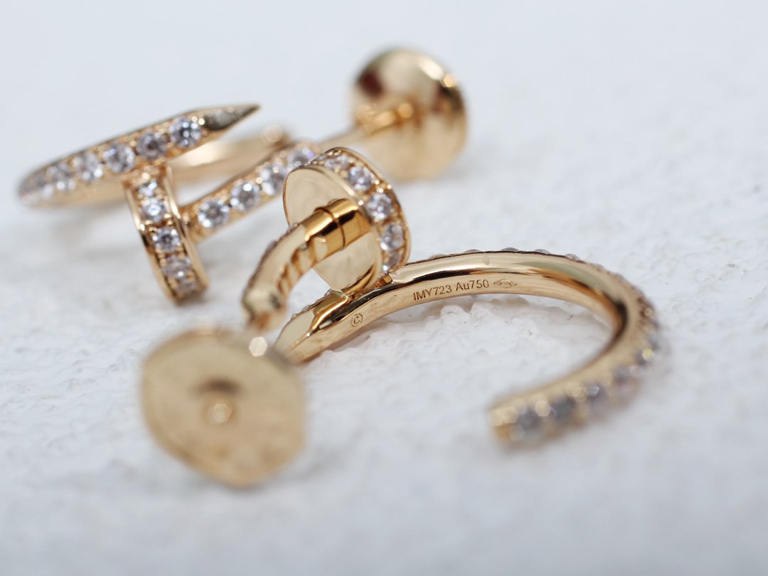 [Love Lucky]JUSTE Ohrringe 12,75 mm Roségold Diamant