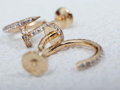 [Love Lucky]JUSTE Ohrringe 12,75 mm Roségold Diamant