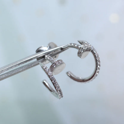 [Love Lucky]JUSTE OHRRINGE 12,75MM SILBER DIAMANT