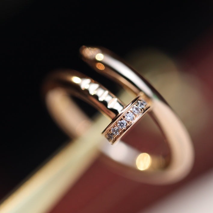 [ラブラッキー]ジャステリング 2.65MM ピンクゴールド ダイヤモンド