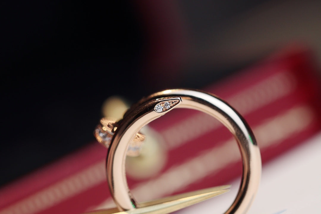 [ラブラッキー]ジャステリング 2.65MM ピンクゴールド ダイヤモンド