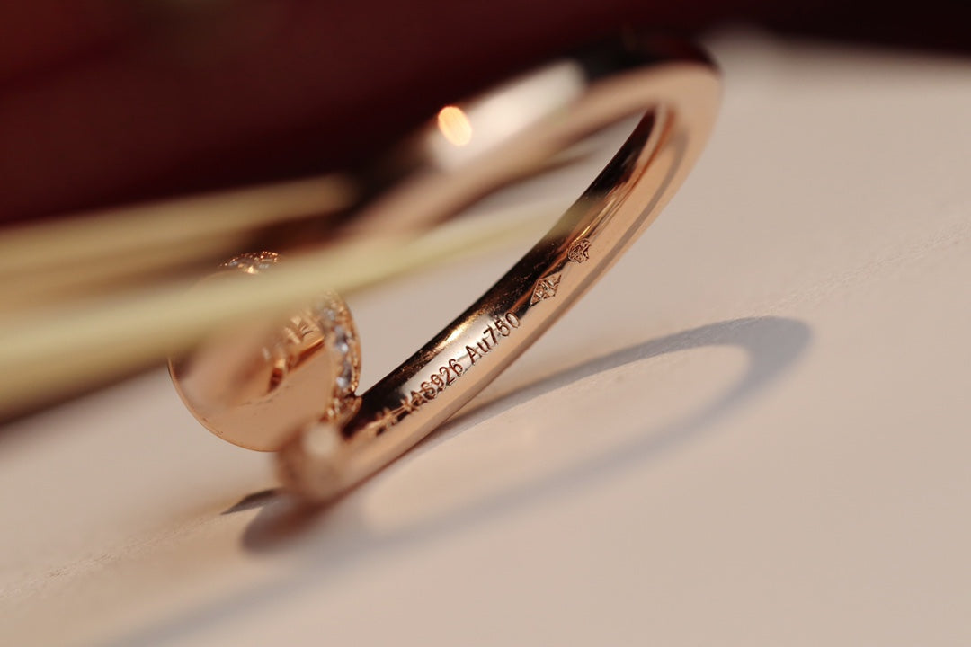 [ラブラッキー]ジャステリング 2.65MM ピンクゴールド ダイヤモンド
