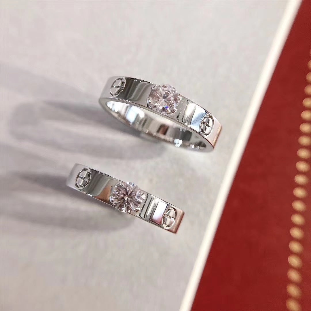 [ラブラッキー]ラブリング 3.6MM 1ビッグダイヤモンド